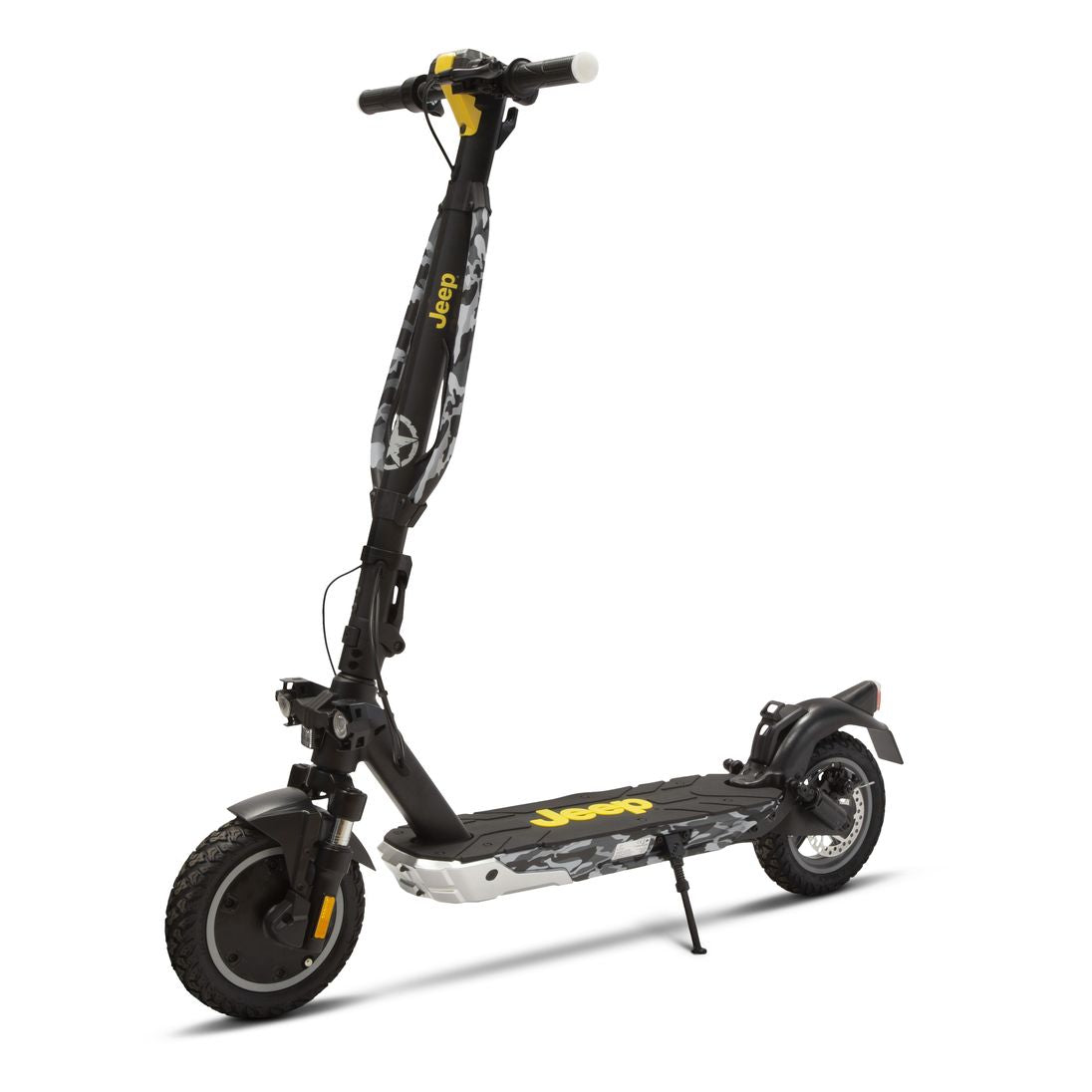 Jeep E-Scooter 2Xe Advanced Safety Electric Scooter with Turn Signals - Urban Camouflage