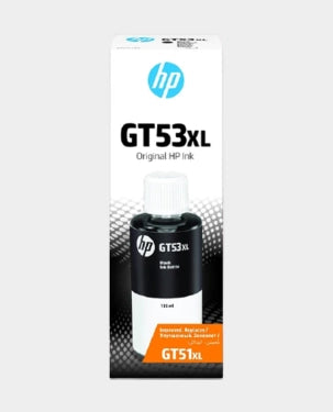 HP 1VV21AE GT53XL 135ml Black Original Ink Bottle available for online shopping in Doha, Qatar, with fast delivery.