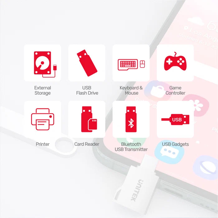 Unitek USB-C to USB-A OTG Adapter
