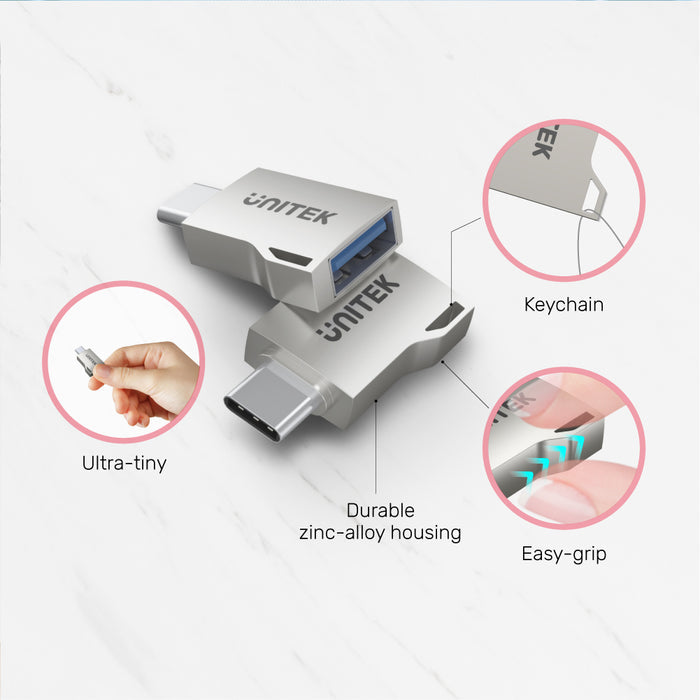 Unitek USB-C to USB-A OTG Adapter