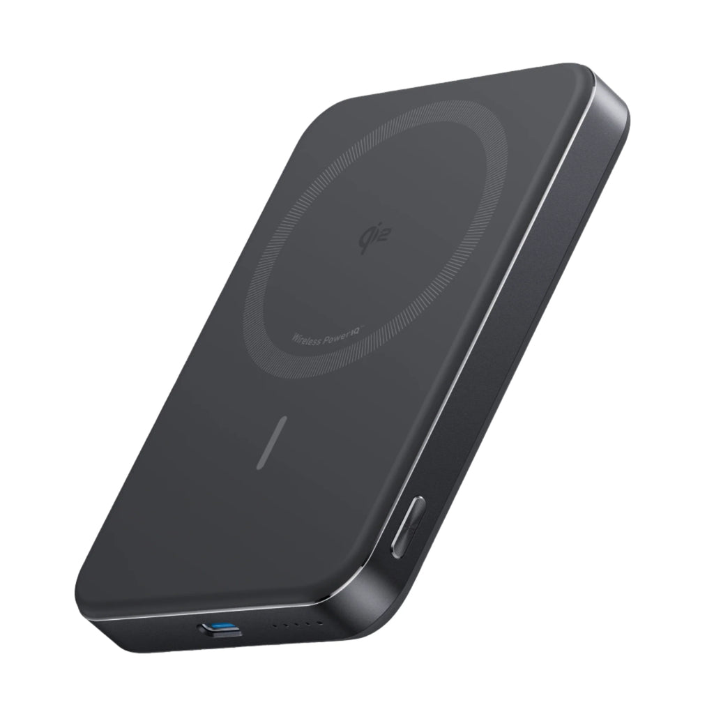 Anker MagGo Slim 10K Power Bank with MagSafe magnetic charging – portable charger in Doha, Qatar.