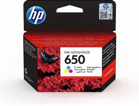 HP CZ102AE 650 Original Ink Advantage Cartridge Tri-Color available for online shopping in Doha, Qatar, with fast delivery.