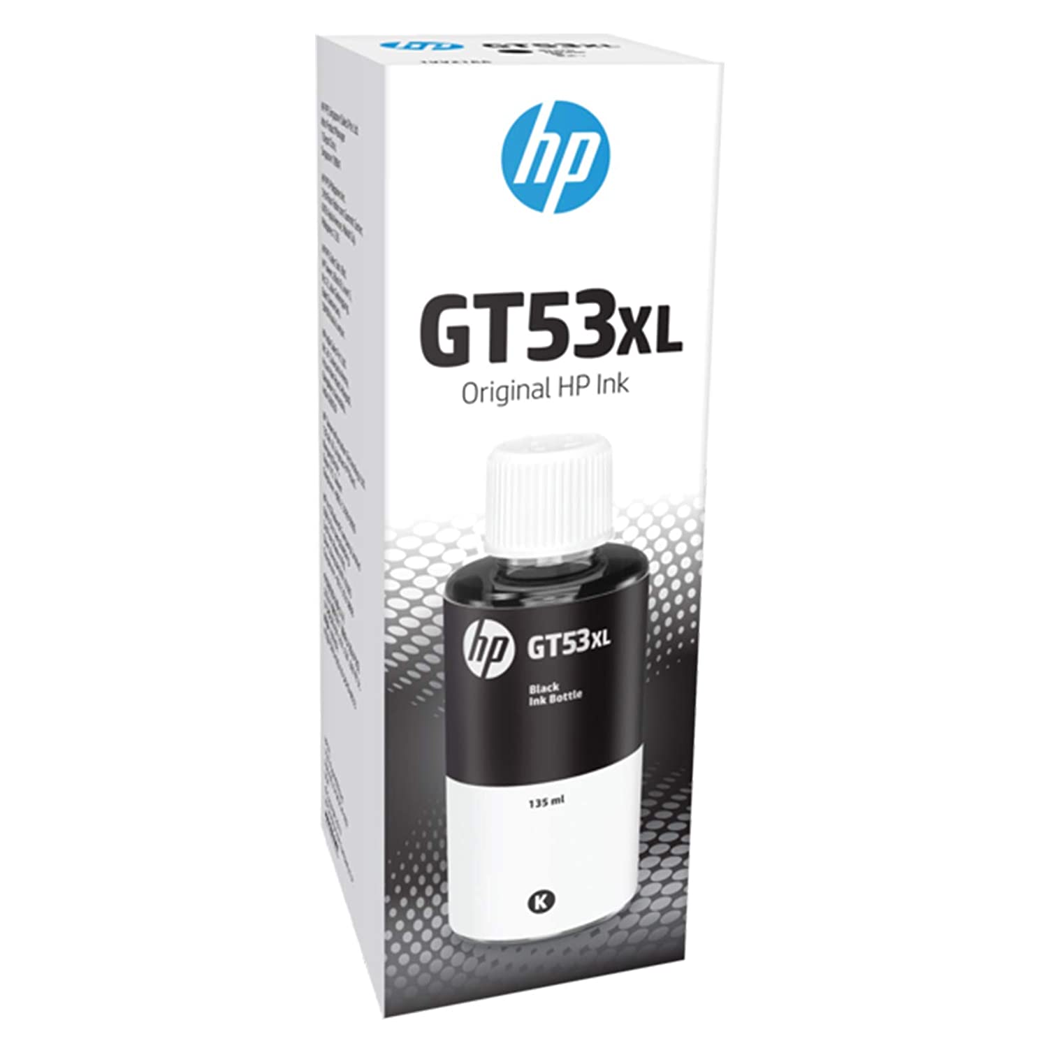 HP 1VV21AE GT53XL 135 ml Black Original Ink Bottle – Black