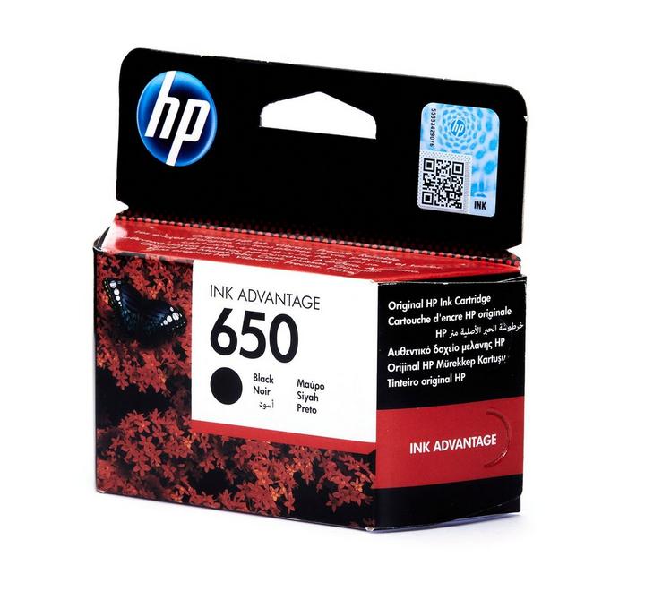HP CZ101AE 650 Original Ink Advantage Cartridge – Black HP CZ101AE 650 Original Ink Advantage Cartridge – Black