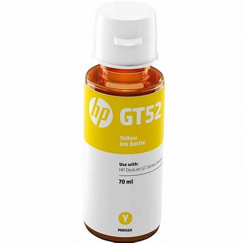 HP M0H56AA GT52 Original Ink Bottle Yellow available for online shopping in Doha, Qatar, with fast delivery.