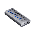 Unitek USB-C Hub 7xUSB-A with Power Switch available for online shopping in Doha, Qatar, with fast delivery.