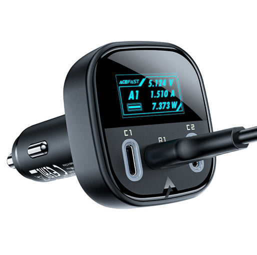 AcefastFast Charge Car Charger B5 101W (2xUSB-C+USB-A)