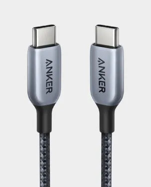 Anker 765 USB-C to USB-C Nylon Cable 140W (6ft) A8866HA1 – Gray