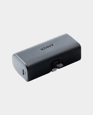 Anker Nano Powerbank 5000mAh 12W Built-In Lightning Connector A1645H11 Black