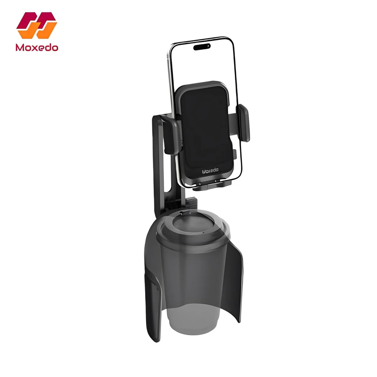 Moxedo Cup-Holder Car Phone Mount One Touch Lock Mobile Phone Stand (MX-CM076) - Black Moxedo Cup-Holder Car Phone Mount One Touch Lock Mobile Phone Stand (MX-CM076) - Black