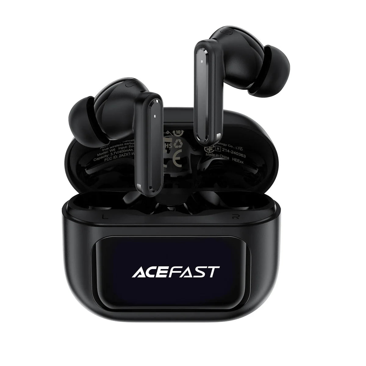 ACEFAST W6 ANC + AI ENC TWS Earbuds with Smart Color Display