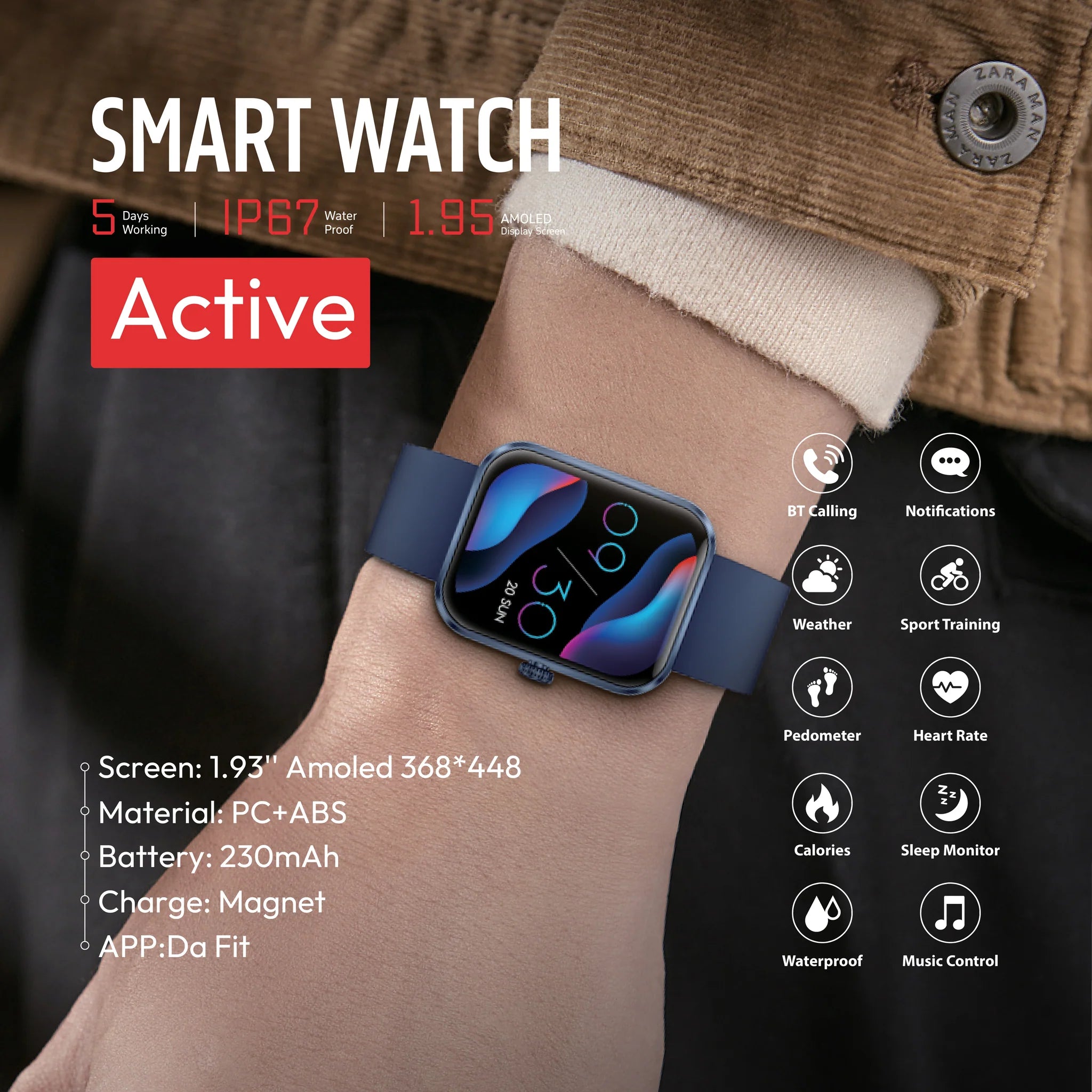 Exact Active Smart Watch 1.93 Exact Active Smart Watch 1.93