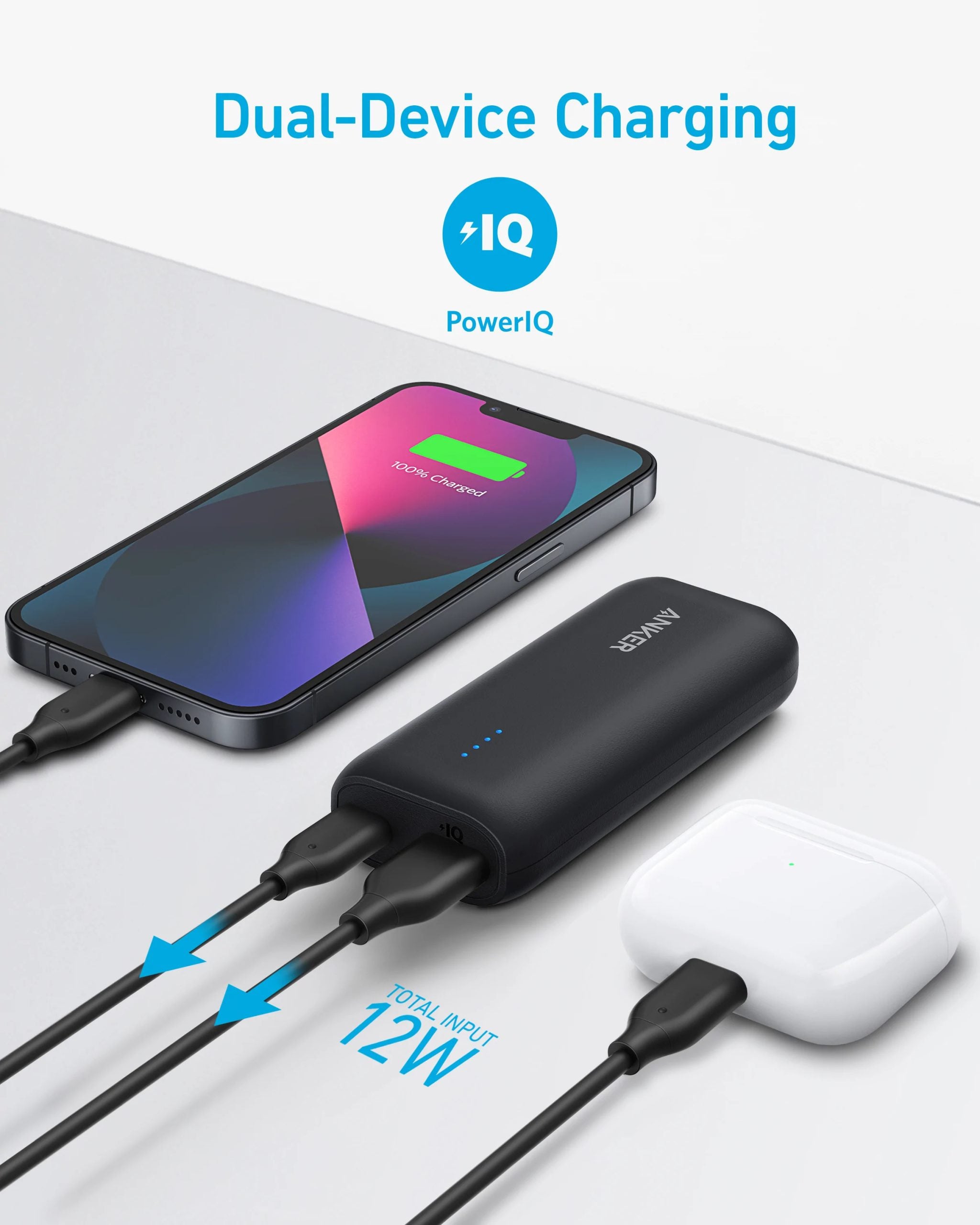Anker 321 Power Bank 5000 -Black Anker 321 Power Bank 5000 -Black