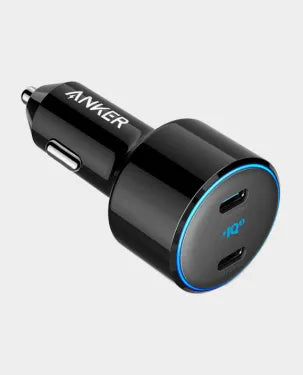 Anker A2725H11 Power Drive + III Duo 48W Car Charger With 2 USB-C Power IQ 3.0 Ports – Black