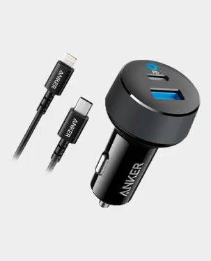 Anker Power Drive Classic PD2 with Type-C to Lightning Charging Cable – Black Anker Power Drive Classic PD2 with Type-C to Lightning Charging Cable – Black