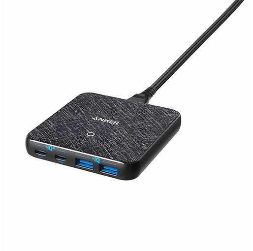 Anker PowerPort Atom III 63W Slim Charger – Black Fabric