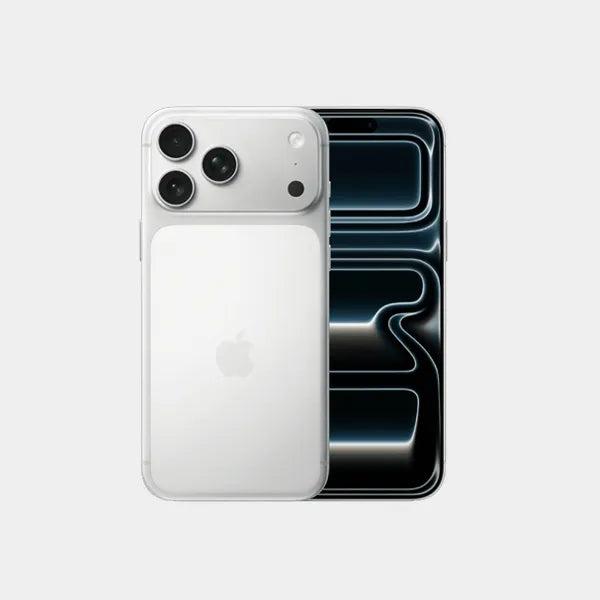 Apple iPhone 17 Pro Max 256GB Silver titanium smartphone with Pro camera and 256GB storage, available in Qatar.