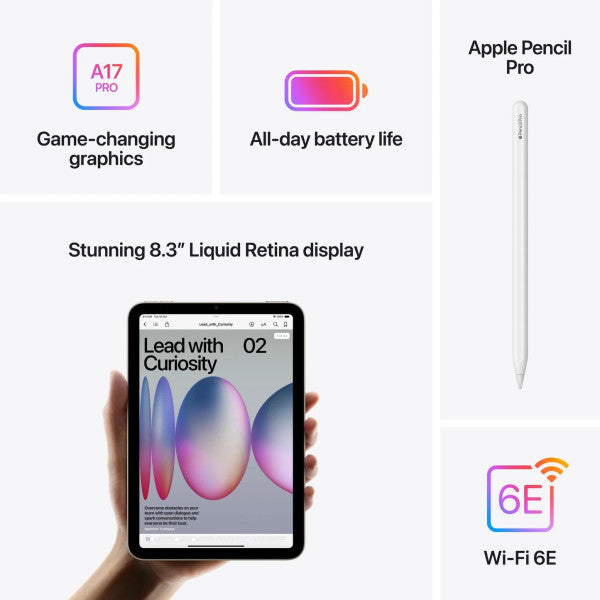 Apple iPad Mini A17 PRO WiFi 2024 MXNE3LL/A 256GB PURPLE