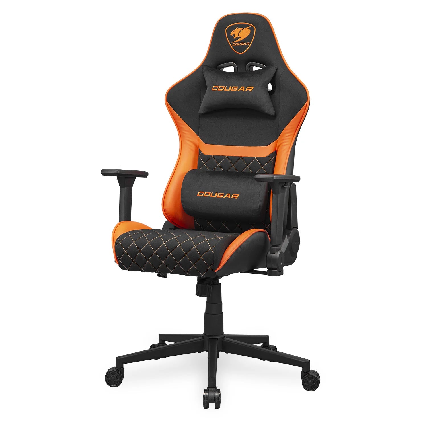 COUGAR ARMOR ONE V2 F Gaming Chair, Woven Fabric Surface - Black & Orange