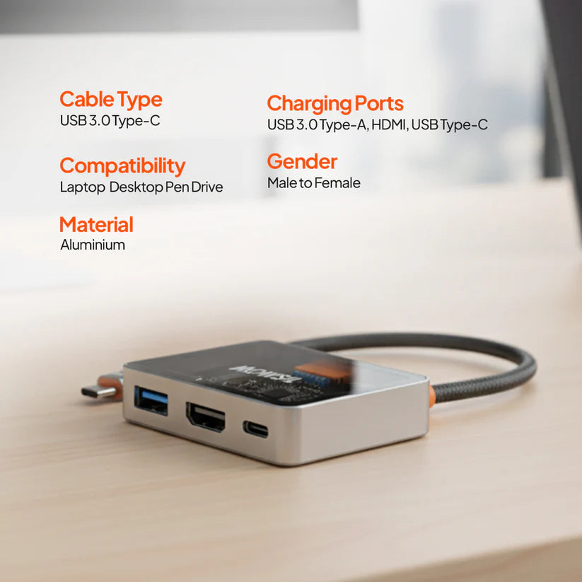 Mowsil USB-C to HDMI Multiport Adapter