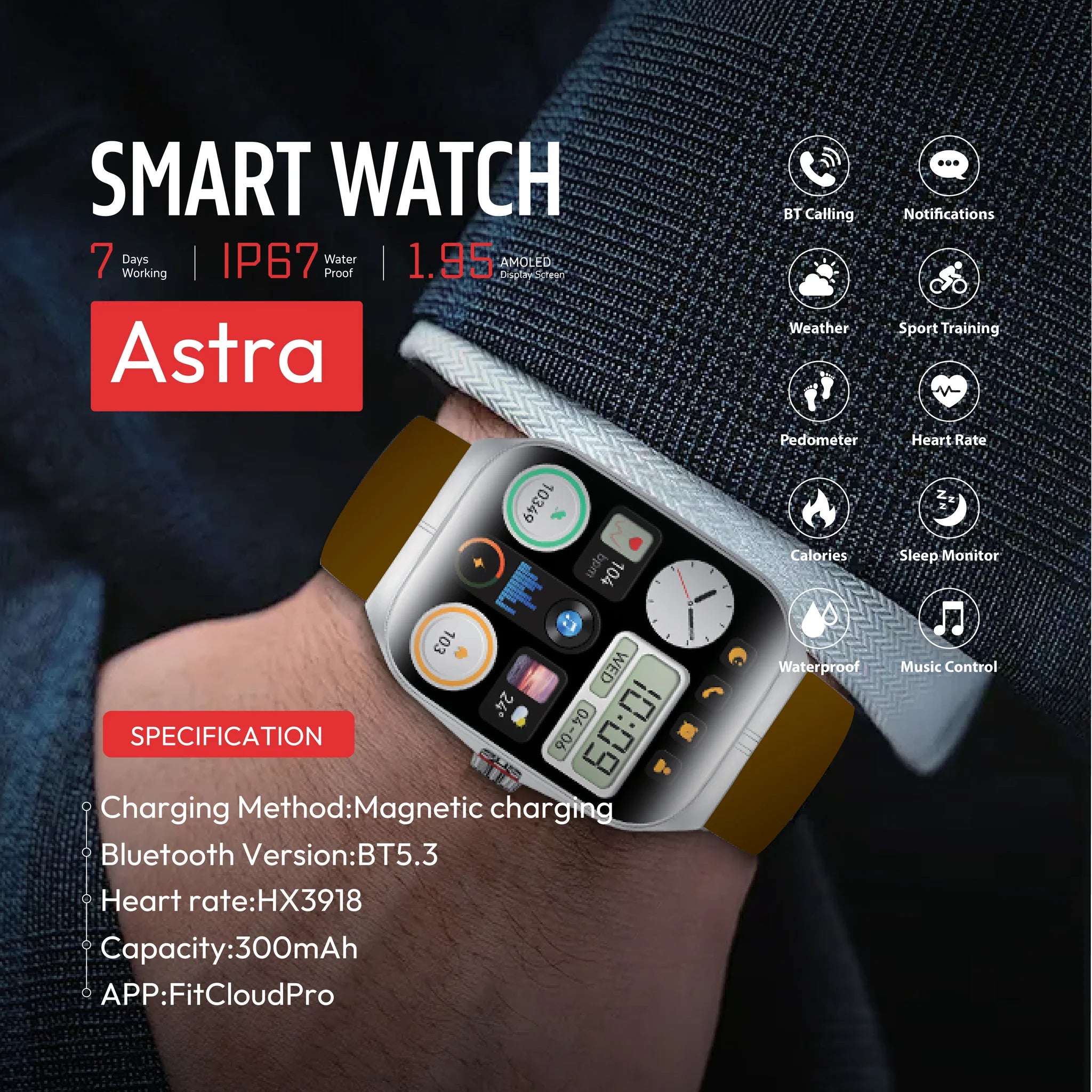 Exact Astra Smart Watch 1.95