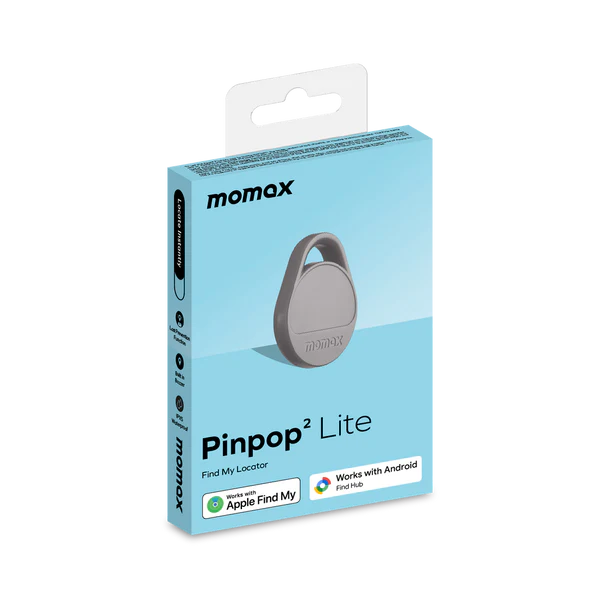 Momax PinPop² Lite Find My Tracker – Compatible with Apple & Android