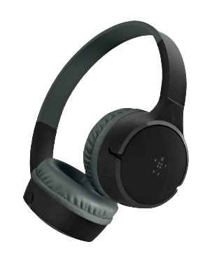 Belkin SoundForm Mini Wireless On-Ear Headphones for Kids – Black