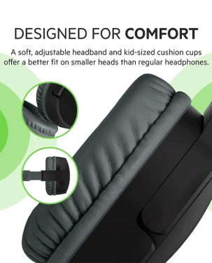 Belkin SoundForm Mini Wireless On-Ear Headphones for Kids – Black Belkin SoundForm Mini Wireless On-Ear Headphones for Kids – Black