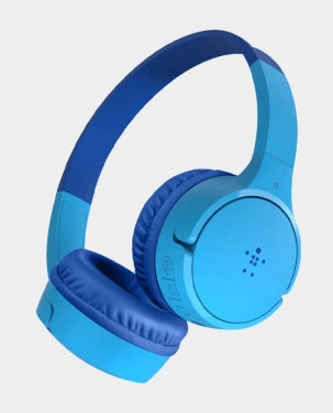 Belkin SoundForm Mini Wireless On-Ear Headphones for Kids – Blue Belkin SoundForm Mini Wireless On-Ear Headphones for Kids – Blue