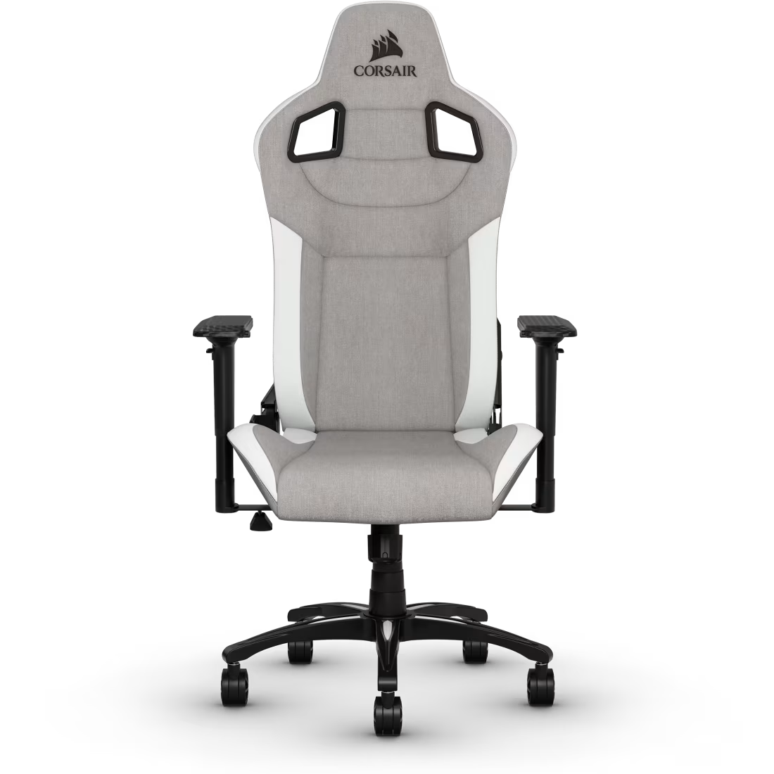 Corsair T3 RUSH Fabric Gaming Chair Gray/White – Online Shopping Qatar