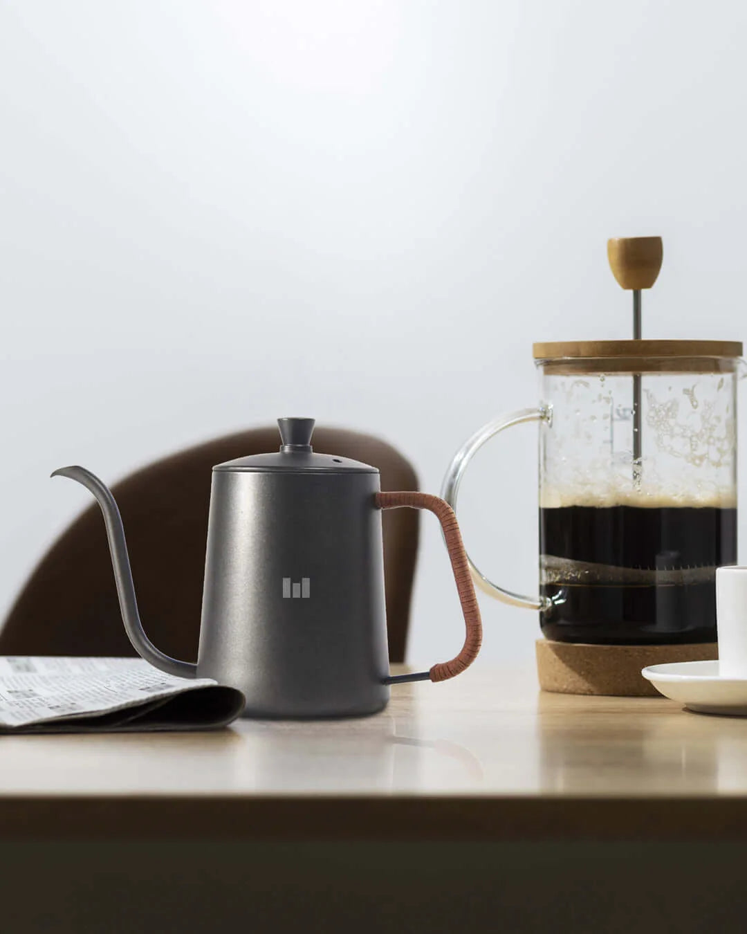 Macnoa Coffee Pot 600ml Black