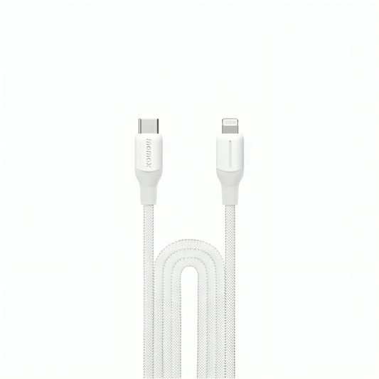 Momax 1-Link USB-C To Lightning (2.0m / Support 35W) Braided (White)