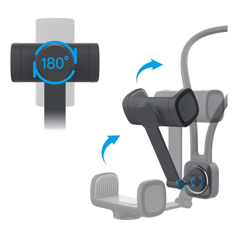 Porodo Smartphone Neck Mount -Black Porodo Smartphone Neck Mount -Black