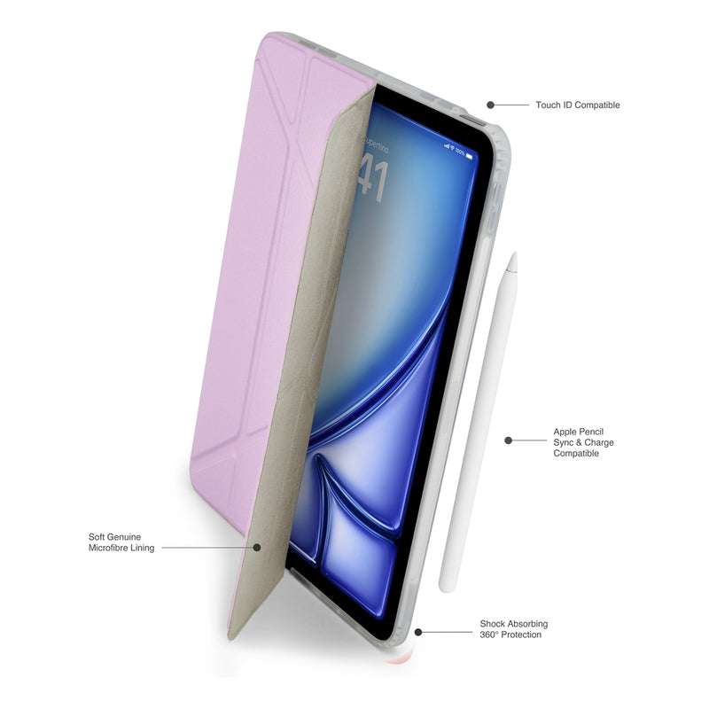 Pipetto Origami No.1 Original Case for iPad Air 11 Inch 2024 - Metallic Purple Pipetto Origami No.1 Original Case for iPad Air 11 Inch 2024 - Metallic Purple