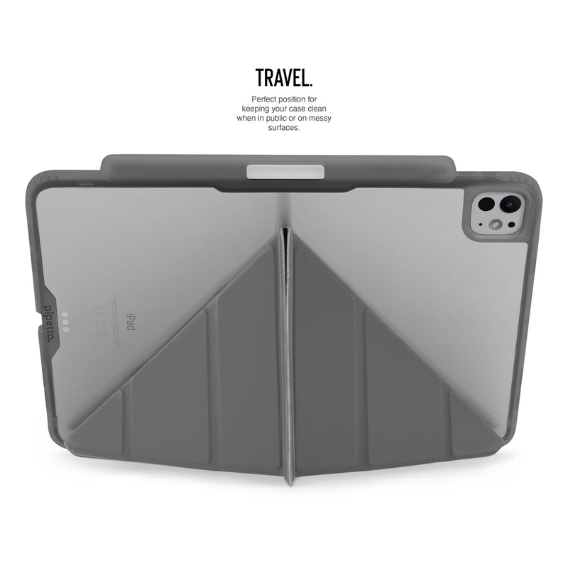 Pipetto Origami No.3 Pencil Case for iPad Air 13 Inch 2024 - Grey