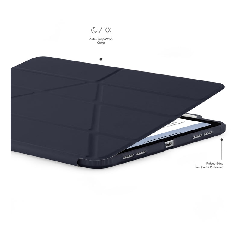 Pipetto Origami No.3 Pencil Case for iPad Air 13 Inch 2024 - Dark Blue