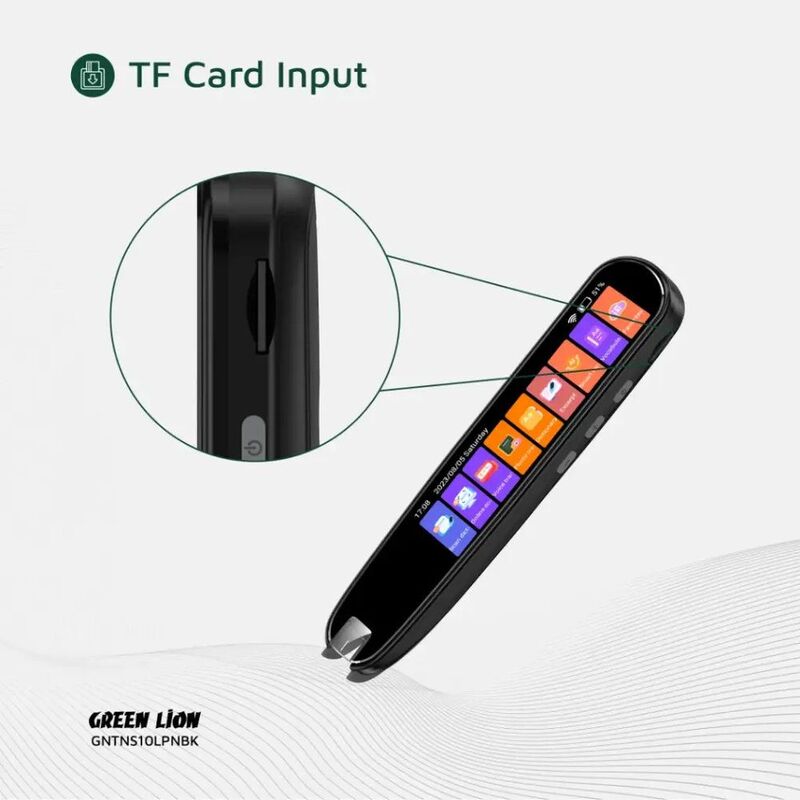 Green Lion 3 Mode Translation Pen 142 Languages - Black