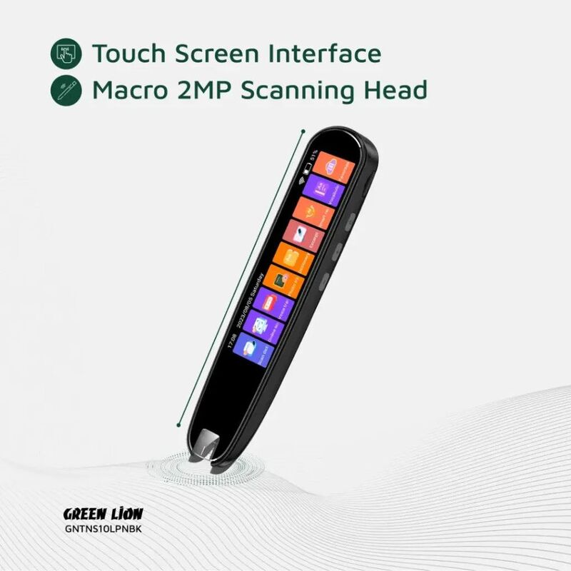 Green Lion 3 Mode Translation Pen 142 Languages - Black