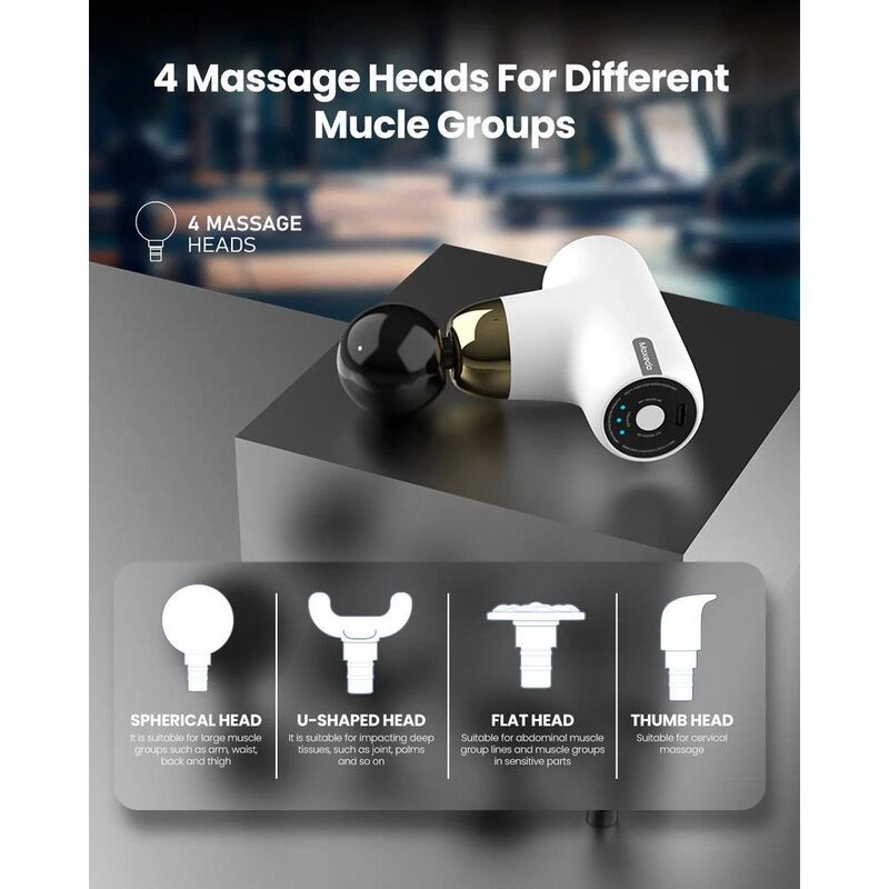 Moxedo Multi-Function Muscle Massager - White