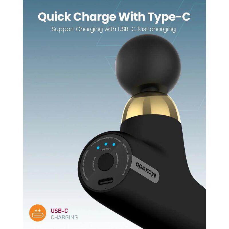 Moxedo Multi-Function Muscle Massager - Black