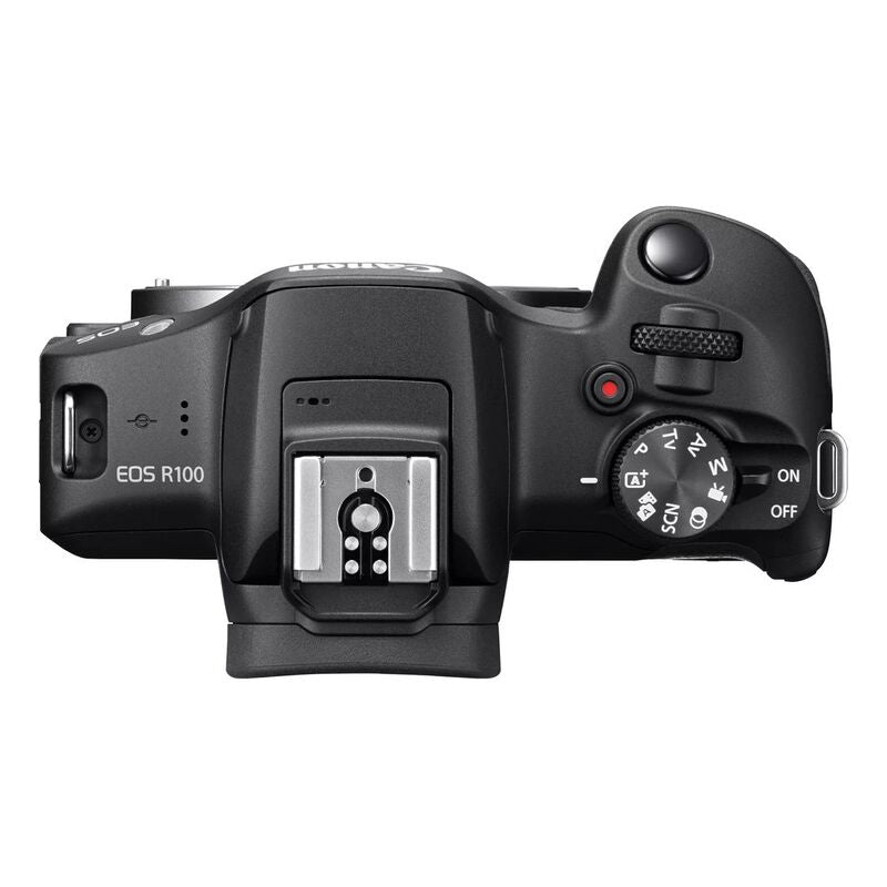 Canon EOS R100 Mirrorless Camera with RF-S 18-45mm f/4.5-6.3 IS STM Lens Kit