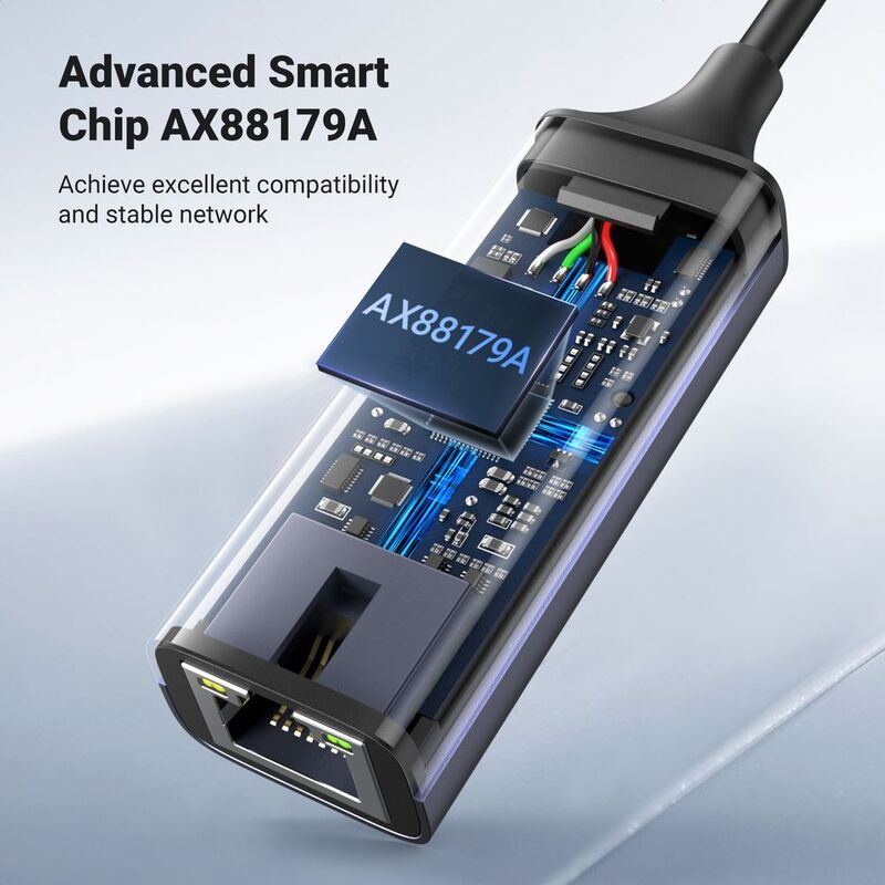 UGREEN USB 3.0 Gigabit Ethernet Network Adapter - Space Gray UGREEN USB 3.0 Gigabit Ethernet Network Adapter - Space Gray