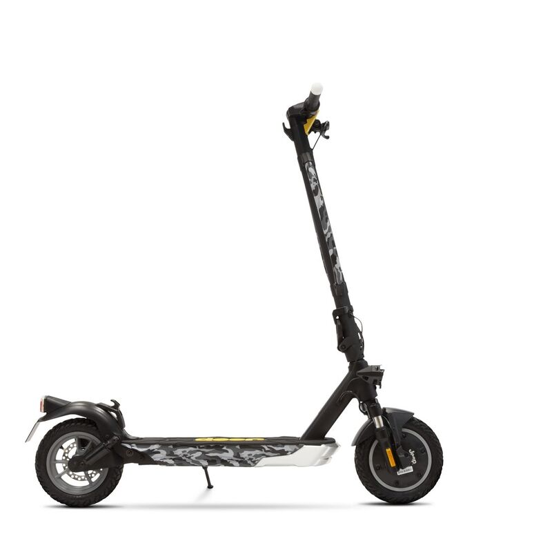 Jeep E-Scooter 2Xe Advanced Safety Electric Scooter with Turn Signals - Urban Camouflage