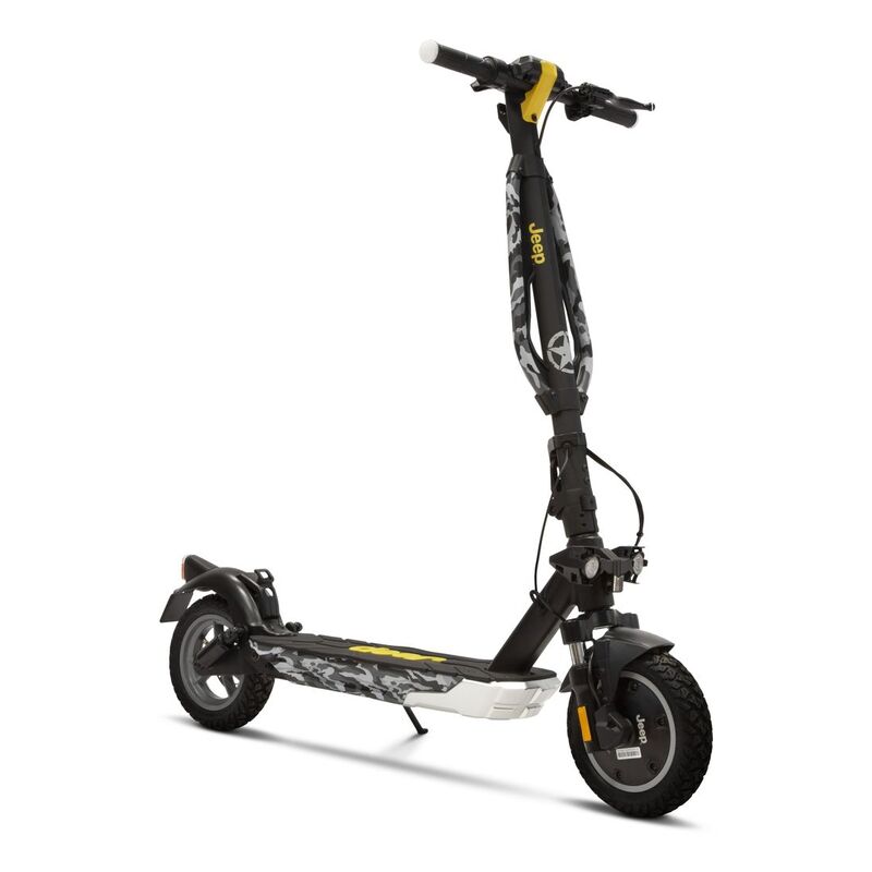 Jeep E-Scooter 2Xe Advanced Safety Electric Scooter with Turn Signals - Urban Camouflage