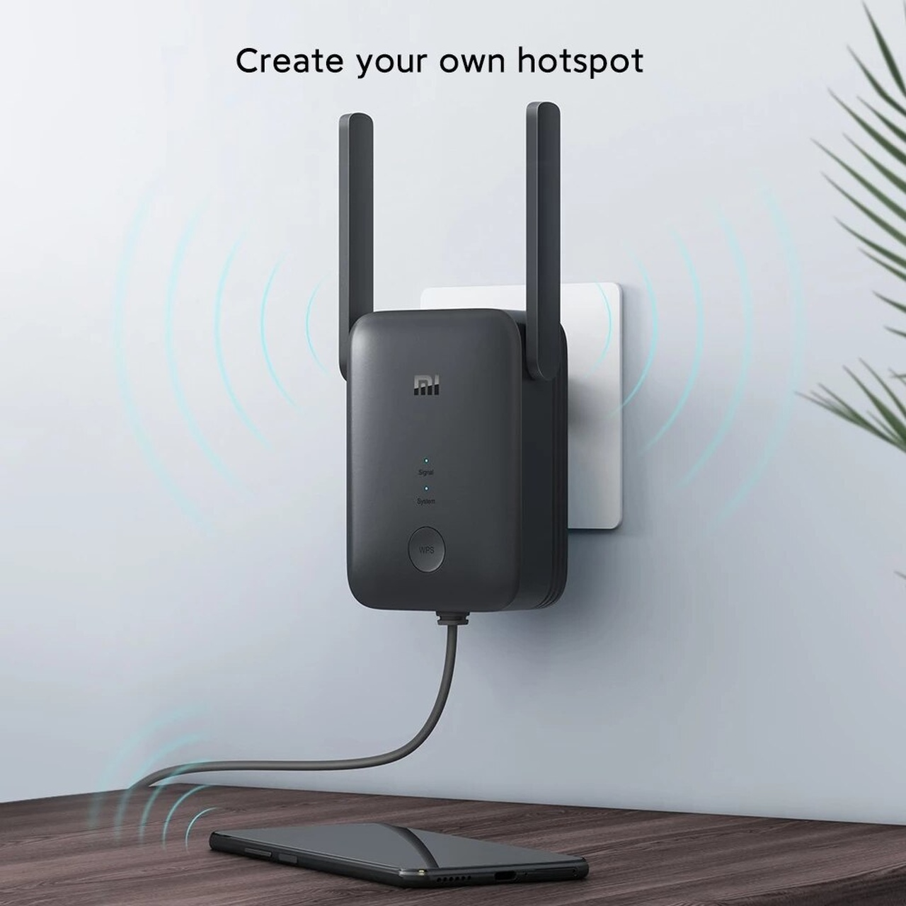 XIAOMI WIFI Wireless Extender RC04 1200 – Black
