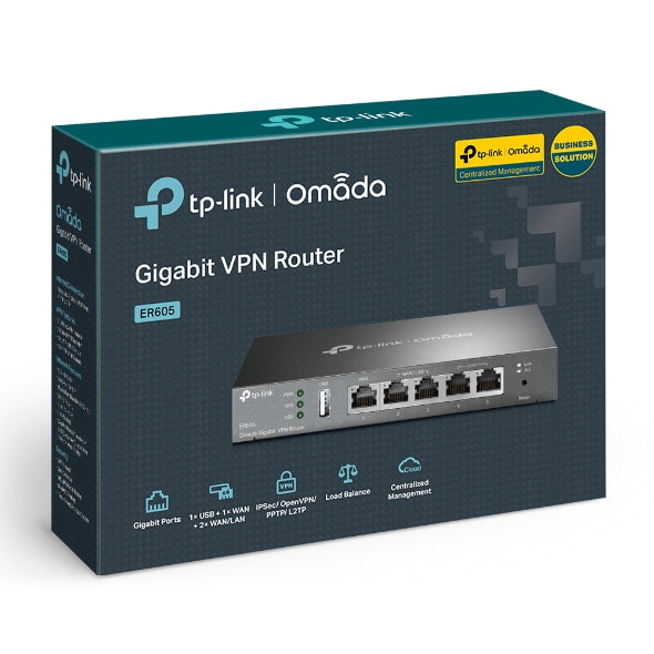 TP-Link Omada Gigabit VPN Router ER605 TP-Link Omada Gigabit VPN Router ER605