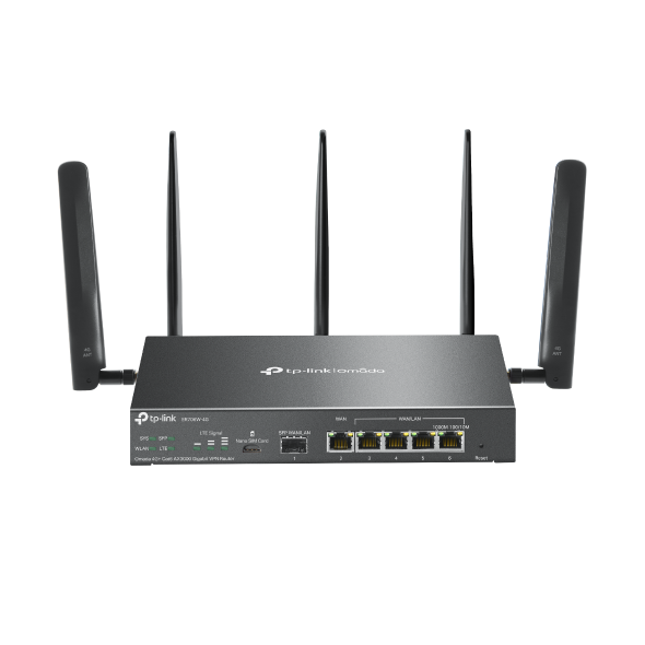 TP-Link Omada 4G+ Cat6 AX3000 Gigabit VPN Router TP-Link Omada 4G+ Cat6 AX3000 Gigabit VPN Router