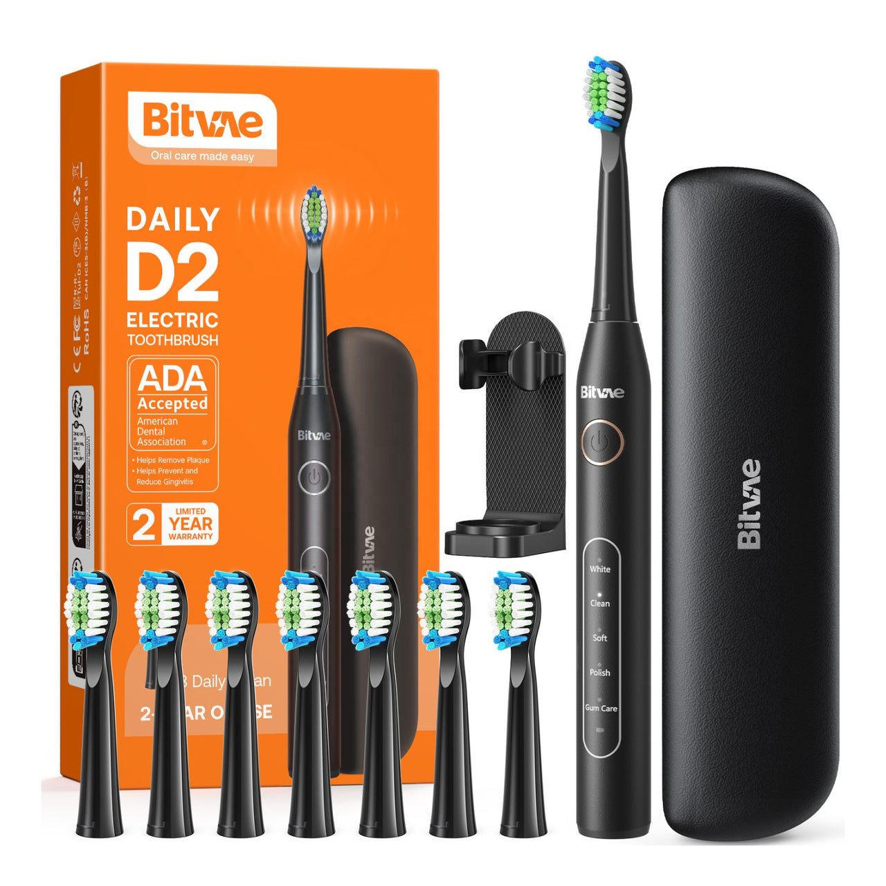 Bitvave D2 Electric ToothBrush Black