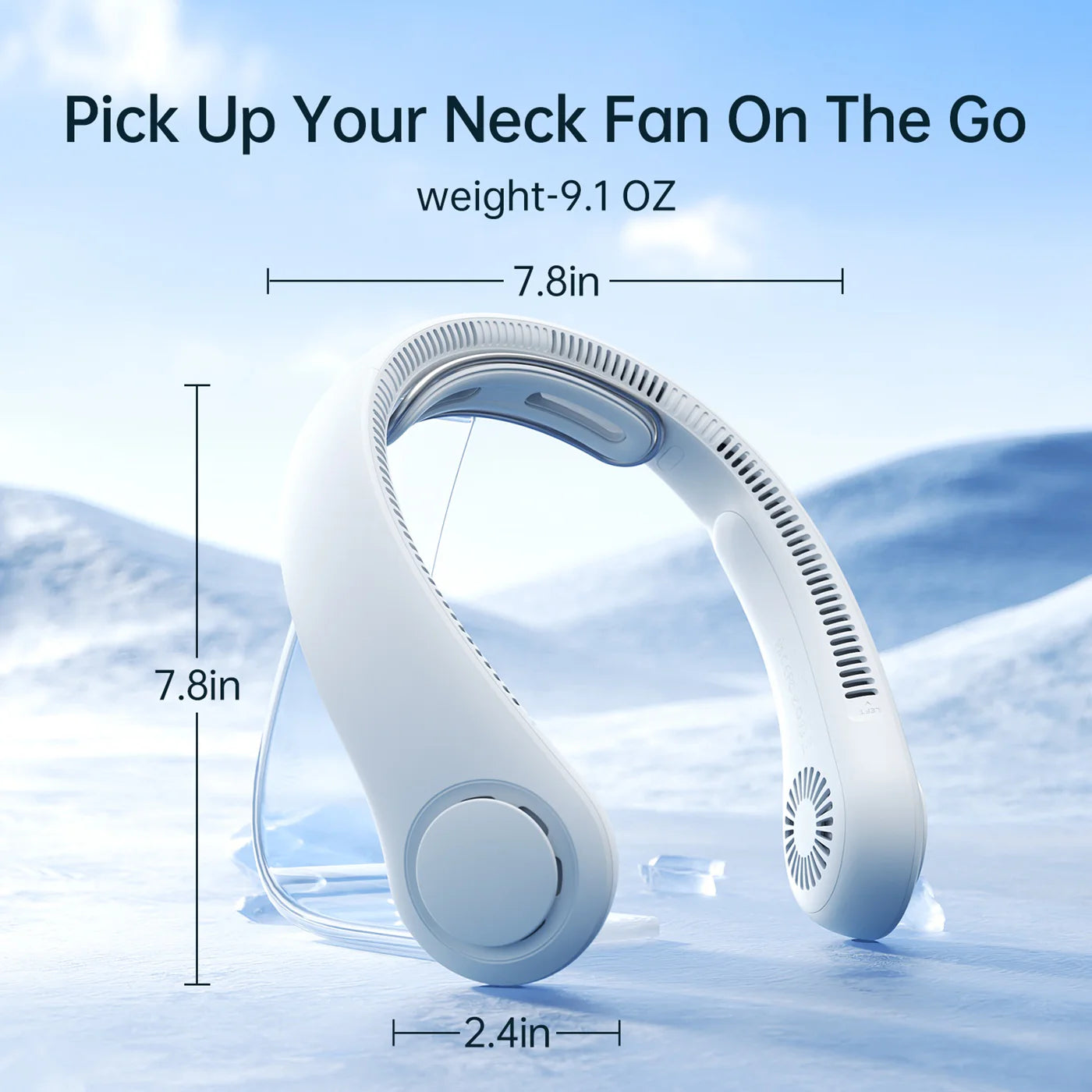 JisuLife Life 4 Neck Fan - Black JisuLife Life 4 Neck Fan - Black