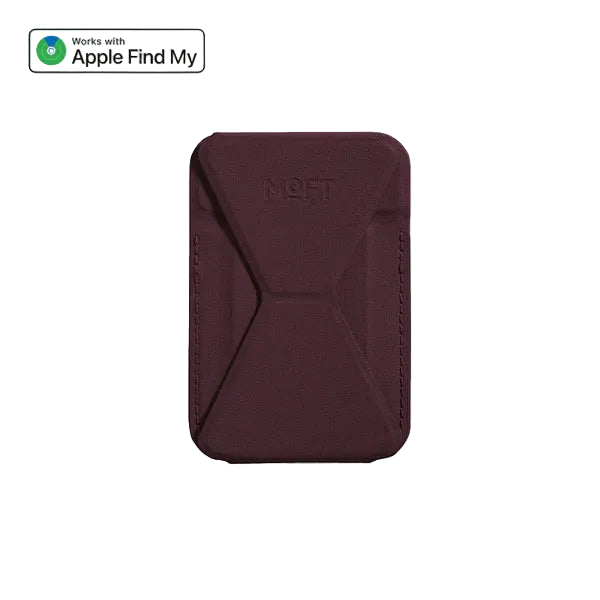 MOFT Trackable Snap-on Phone Stand and Wallet Purple
